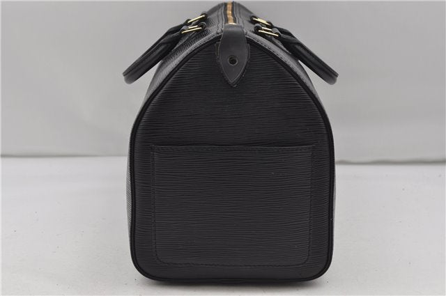 Authentic Louis Vuitton Epi Speedy 35 Hand Boston Bag Black M42992 LV 8675D