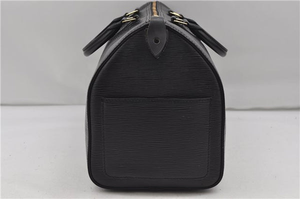 Authentic Louis Vuitton Epi Speedy 35 Hand Boston Bag Black M42992 LV 8675D