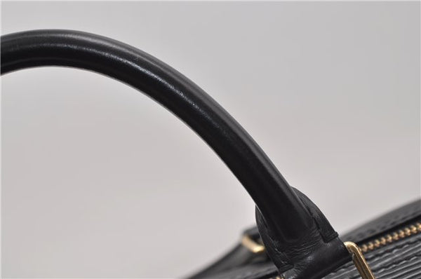 Authentic Louis Vuitton Epi Speedy 35 Hand Boston Bag Black M42992 LV 8675D