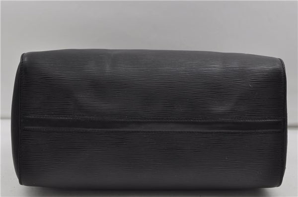 Authentic Louis Vuitton Epi Speedy 35 Hand Boston Bag Black M42992 LV 8675D