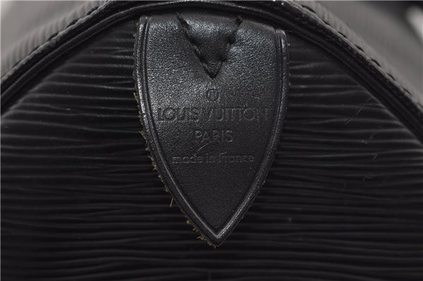 Authentic Louis Vuitton Epi Speedy 35 Hand Boston Bag Black M42992 LV 8675D