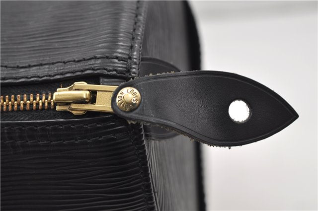 Authentic Louis Vuitton Epi Speedy 35 Hand Boston Bag Black M42992 LV 8675D