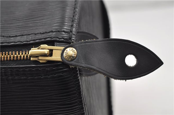 Authentic Louis Vuitton Epi Speedy 35 Hand Boston Bag Black M42992 LV 8675D