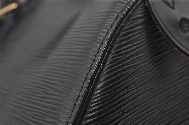 Authentic Louis Vuitton Epi Speedy 35 Hand Boston Bag Black M42992 LV 8675D
