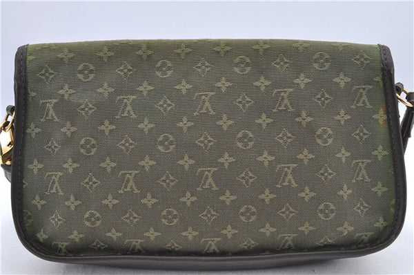 Auth Louis Vuitton Monogram Mini Marjolie Shoulder Bag Green M92693 LV 8677A