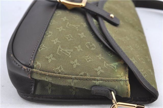 Auth Louis Vuitton Monogram Mini Marjolie Shoulder Bag Green M92693 LV 8677A