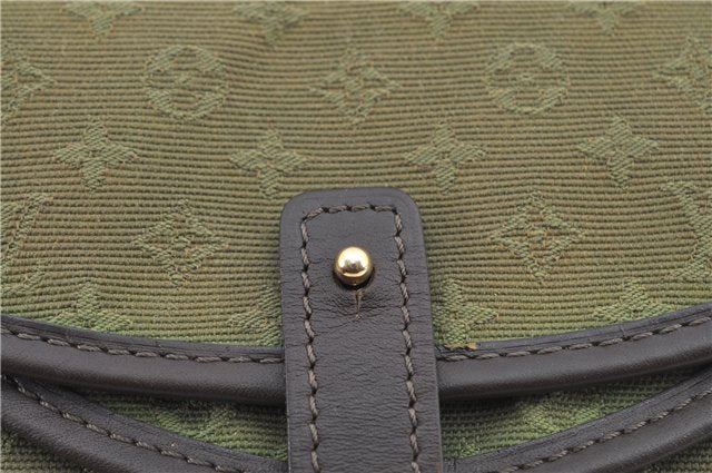 Auth Louis Vuitton Monogram Mini Marjolie Shoulder Bag Green M92693 LV 8677A