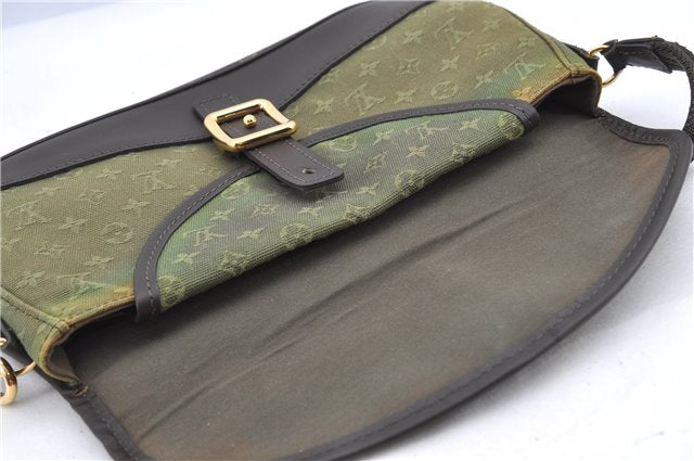 Auth Louis Vuitton Monogram Mini Marjolie Shoulder Bag Green M92693 LV 8677A