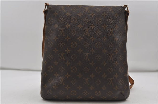 Authentic Louis Vuitton Monogram Musette Shoulder Cross Body Bag M51256 LV 8678D