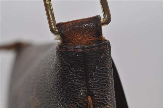 Authentic Louis Vuitton Monogram Musette Shoulder Cross Body Bag M51256 LV 8678D