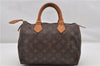 Authentic Louis Vuitton Monogram Speedy 25 Boston Hand Bag M41528 LV 8679F
