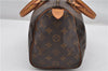 Authentic Louis Vuitton Monogram Speedy 25 Boston Hand Bag M41528 LV 8679F