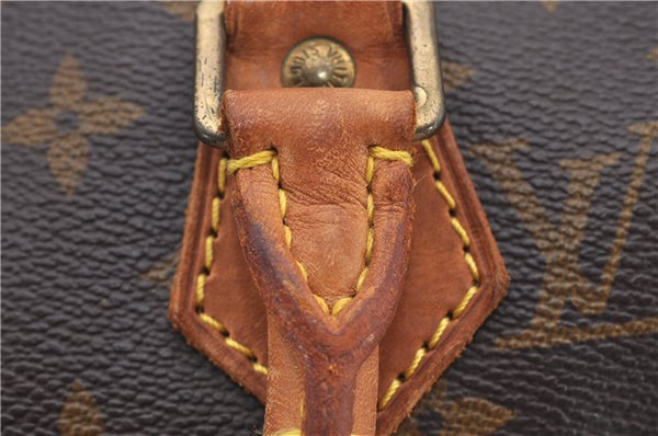 Authentic Louis Vuitton Monogram Speedy 25 Boston Hand Bag M41528 LV 8679F