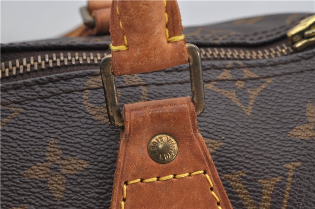 Authentic Louis Vuitton Monogram Speedy 25 Boston Hand Bag M41528 LV 8679F