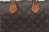 Authentic Louis Vuitton Monogram Speedy 25 Boston Hand Bag M41528 LV 8679F