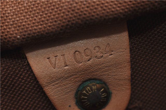 Authentic Louis Vuitton Monogram Speedy 25 Boston Hand Bag M41528 LV 8679F
