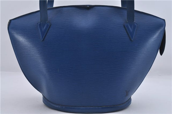 Auth Louis Vuitton Epi Saint Jacques Shopping Shoulder Bag Blue M52265 LV 8681D