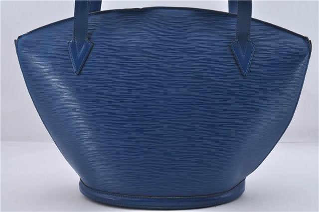 Auth Louis Vuitton Epi Saint Jacques Shopping Shoulder Bag Blue M52265 LV 8681D