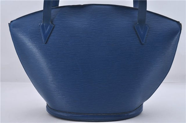 Auth Louis Vuitton Epi Saint Jacques Shopping Shoulder Bag Blue M52265 LV 8681D