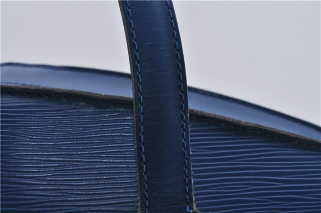 Auth Louis Vuitton Epi Saint Jacques Shopping Shoulder Bag Blue M52265 LV 8681D