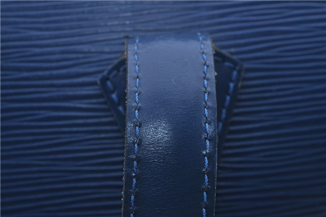 Auth Louis Vuitton Epi Saint Jacques Shopping Shoulder Bag Blue M52265 LV 8681D