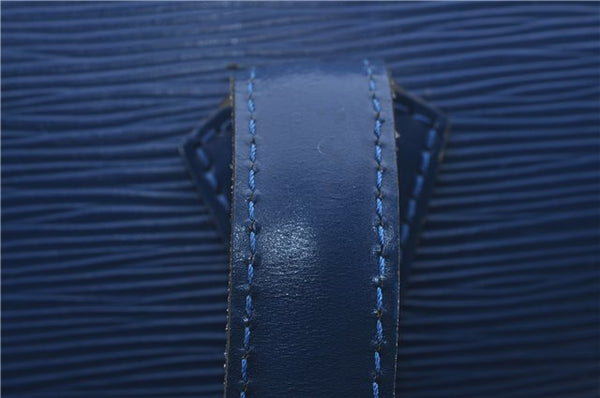 Auth Louis Vuitton Epi Saint Jacques Shopping Shoulder Bag Blue M52265 LV 8681D