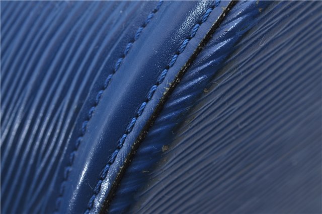 Auth Louis Vuitton Epi Saint Jacques Shopping Shoulder Bag Blue M52265 LV 8681D