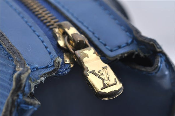 Auth Louis Vuitton Epi Saint Jacques Shopping Shoulder Bag Blue M52265 LV 8681D