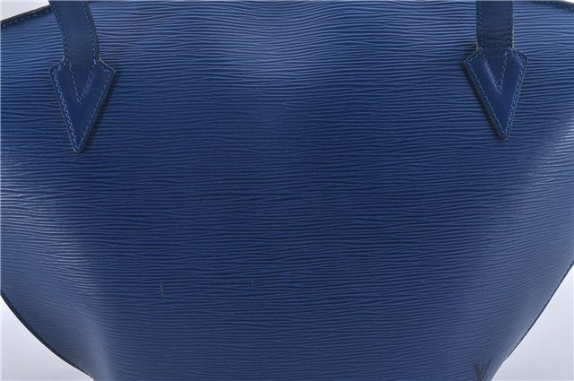 Auth Louis Vuitton Epi Saint Jacques Shopping Shoulder Bag Blue M52265 LV 8681D