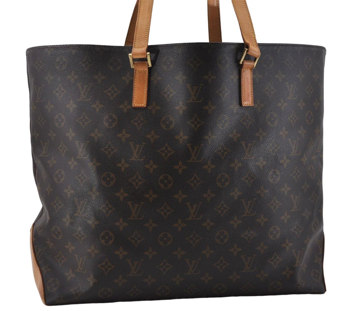Authentic Louis Vuitton Monogram Cabas Alto Tote Bag M51152 LV 8682D