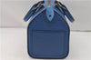 Authentic Louis Vuitton Epi Speedy 25 Hand Boston Bag Blue M43015 LV 8686D