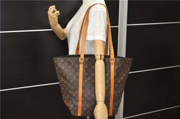 Authentic Louis Vuitton Monogram Sac Shopping PM Tote Bag M51108 LV 8689E
