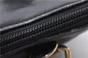 Authentic GUCCI Bamboo 2way Hand Shoulder Bag Purse Leather Black 8691C