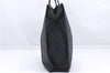 Authentic GUCCI Tote Hand Bag GG PVC Leather 322072 Black 8691D