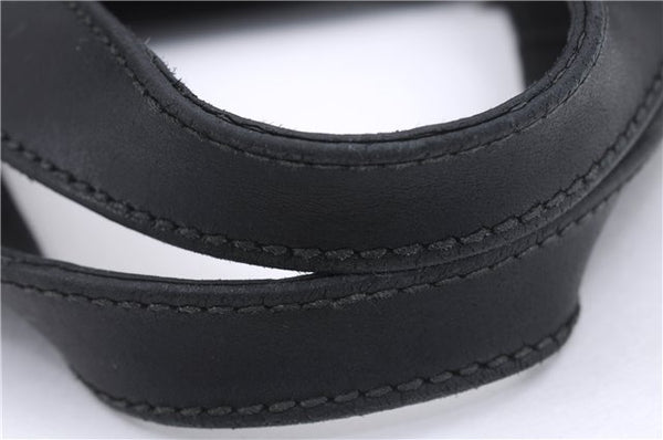 Authentic GUCCI Tote Hand Bag GG PVC Leather 322072 Black 8691D