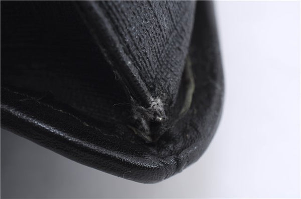 Authentic GUCCI Tote Hand Bag GG PVC Leather 322072 Black 8691D