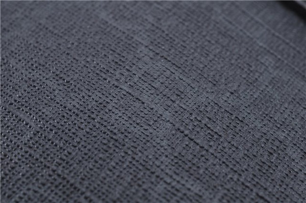 Authentic GUCCI Tote Hand Bag GG PVC Leather 322072 Black 8691D