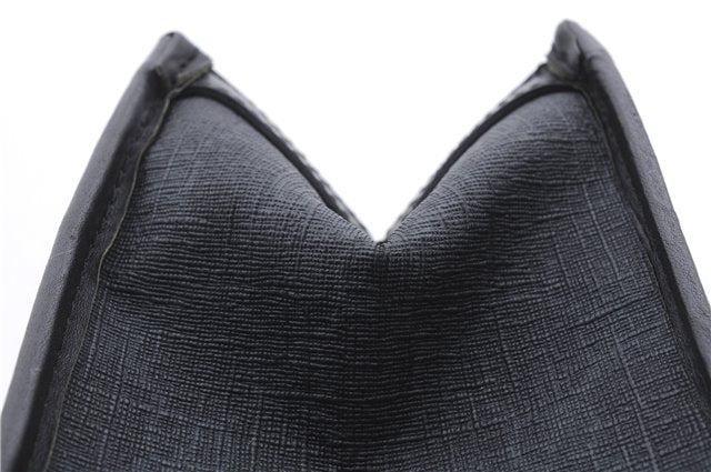 Authentic GUCCI Tote Hand Bag GG PVC Leather 322072 Black 8691D