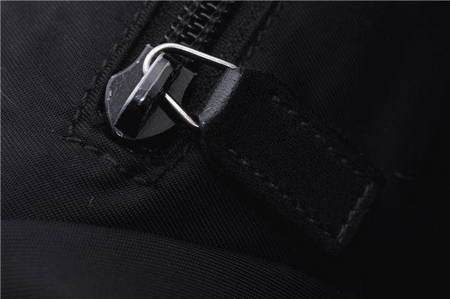 Authentic GUCCI Tote Hand Bag GG PVC Leather 322072 Black 8691D