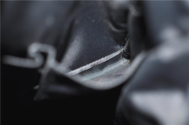 Authentic GUCCI Tote Hand Bag GG PVC Leather 322072 Black 8691D