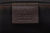 Authentic GUCCI Shoulder Tote Bag GG Canvas Leather 31244 Brown  8693D