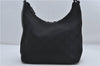 Authentic GUCCI GG Shoulder Hand Bag Nylon Leather 28335 Black 8694D