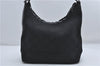 Authentic GUCCI GG Shoulder Hand Bag Nylon Leather 28335 Black 8694D