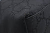 Authentic GUCCI GG Shoulder Hand Bag Nylon Leather 28335 Black 8694D