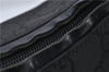 Authentic GUCCI GG Shoulder Hand Bag Nylon Leather 28335 Black 8694D