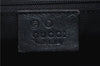 Authentic GUCCI GG Shoulder Hand Bag Nylon Leather 28335 Black 8694D