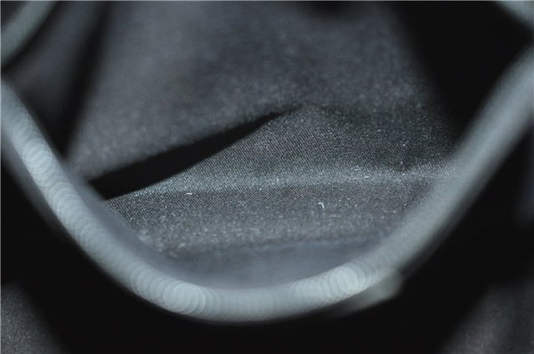 Authentic GUCCI GG Shoulder Hand Bag Nylon Leather 28335 Black 8694D