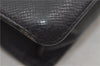 Authentic Louis Vuitton Taiga Selenga Clutch Hand Bag Black M30782 LV 8695D