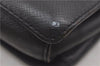 Authentic Louis Vuitton Taiga Selenga Clutch Hand Bag Black M30782 LV 8695D