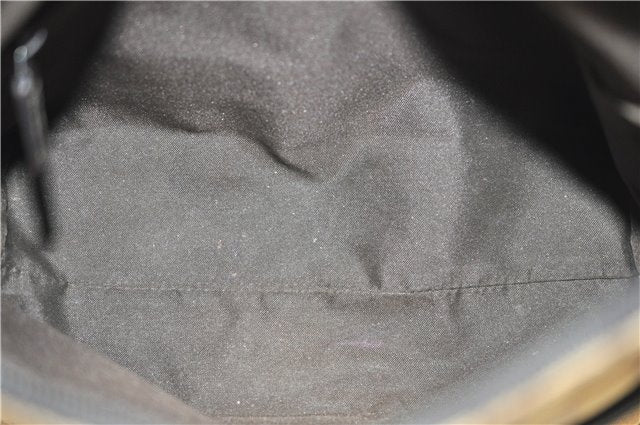 Authentic GUCCI Shoulder Hand Bag GG Canvas Leather 0013386 Brown 8696D